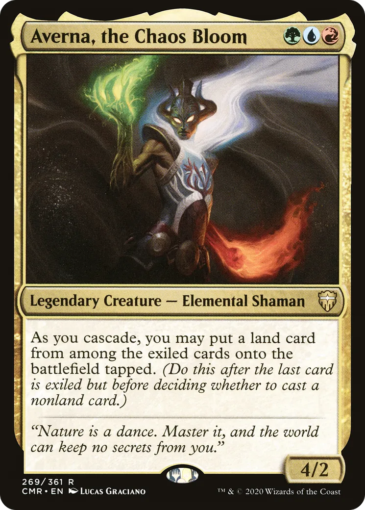 Averna, the Chaos Bloom — Commander Legends — Magic: The Gathering
