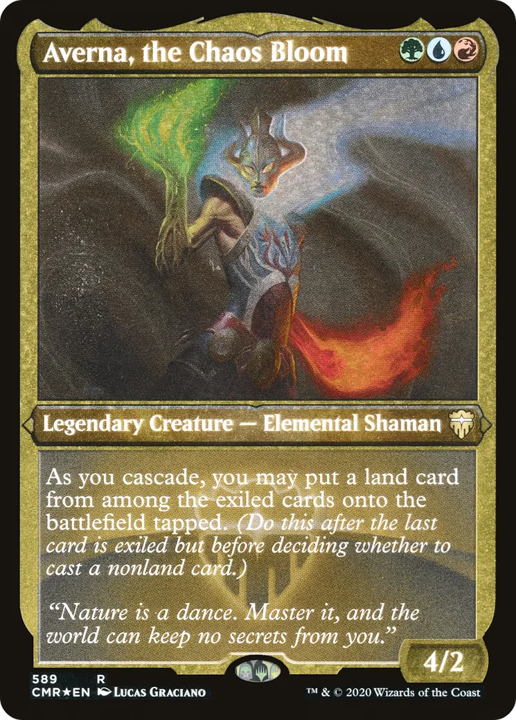 Averna, the Chaos Bloom — Commander Legends — Magic: The Gathering