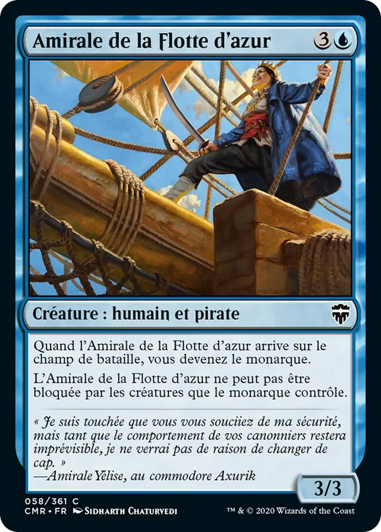 Amirale de la Flotte d'azur — Commander Legends — Magic: The Gathering