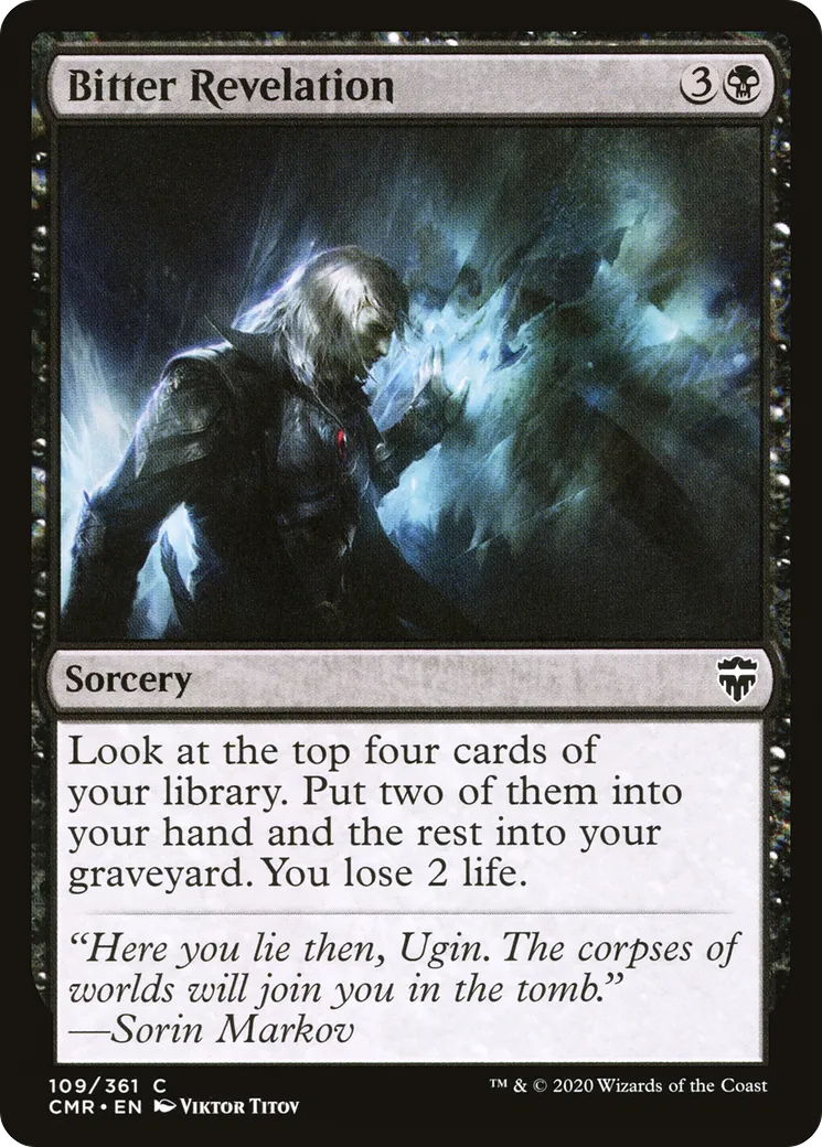 Bitter Revelation — Commander Legends — Magic: The Gathering