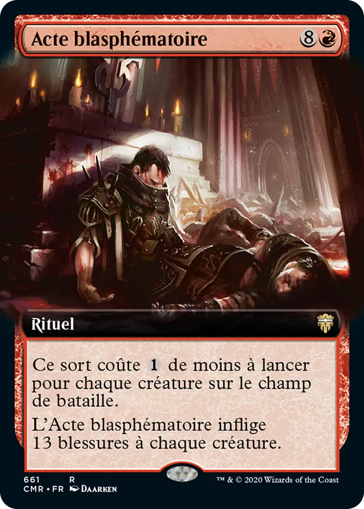 Acte blasphématoire — Commander Legends — Magic: The Gathering