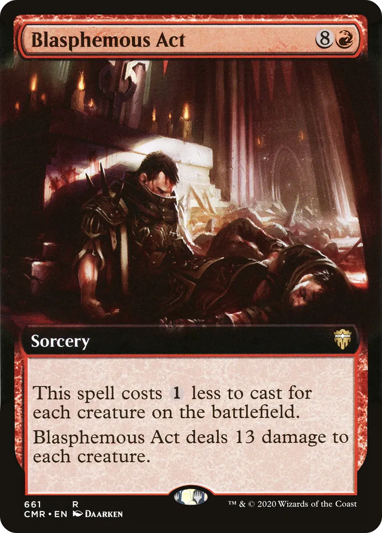 Blasphemous Act — Commander Legends — Magic: The Gathering