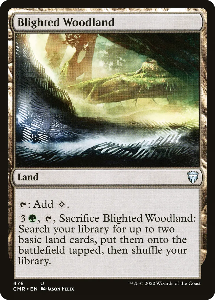 Blighted Woodland — Commander Legends — Magic: The Gathering