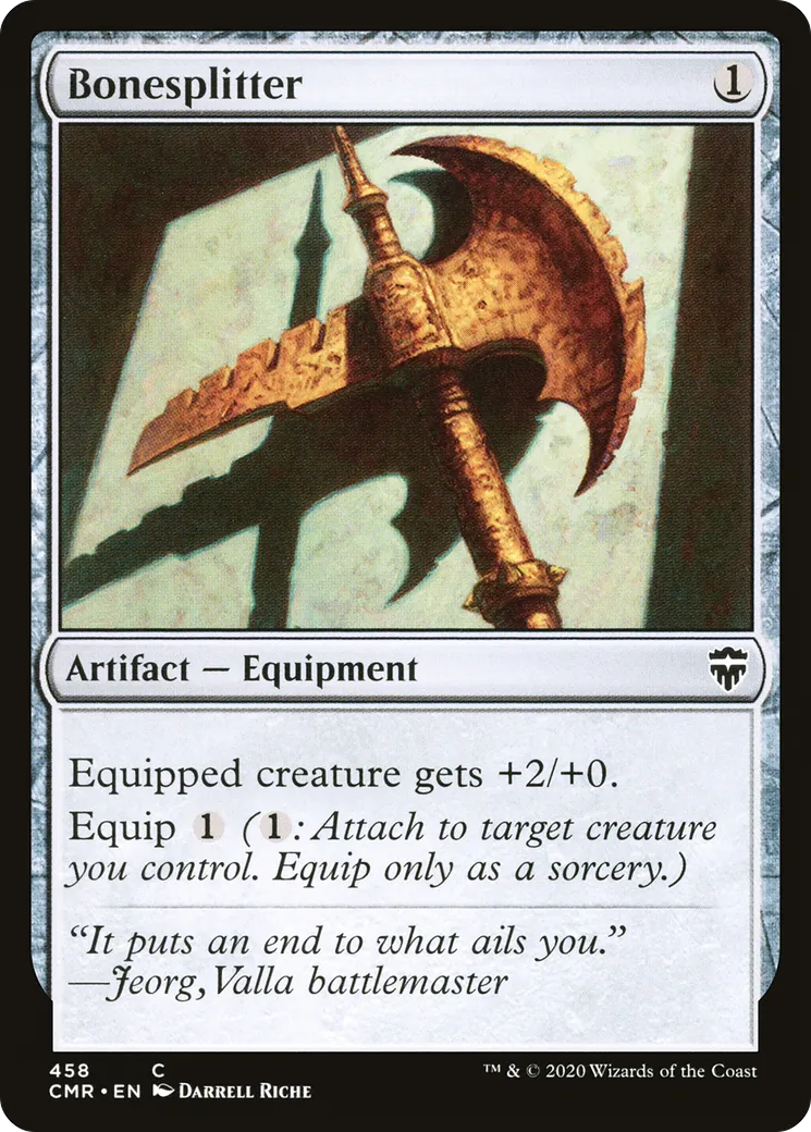 Bonesplitter — Commander Legends — Magic: The Gathering