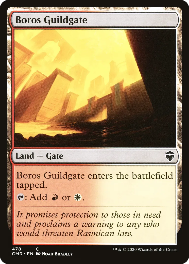 Boros Guildgate — Commander Legends — Magic: The Gathering