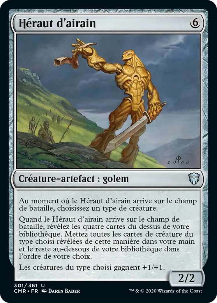 Héraut d'airain — Commander Legends — Magic: The Gathering