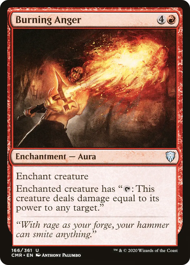 Burning Anger from Commander Legends - Magic: The Gathering