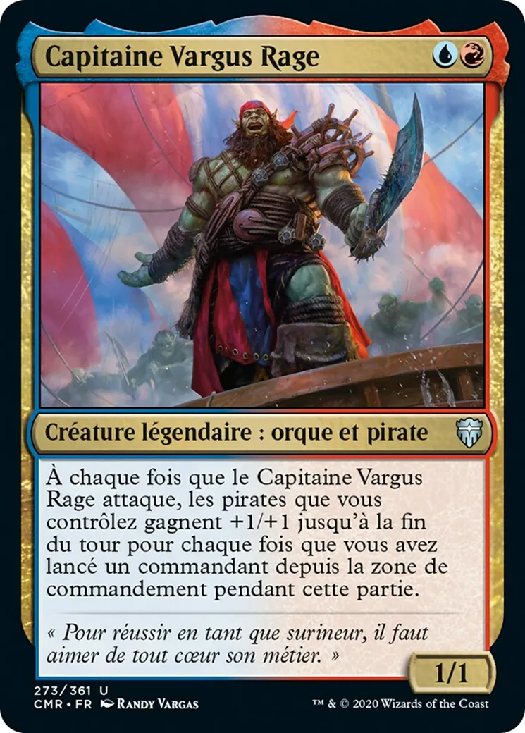 Capitaine Vargus Rage — Commander Legends — Magic: The Gathering