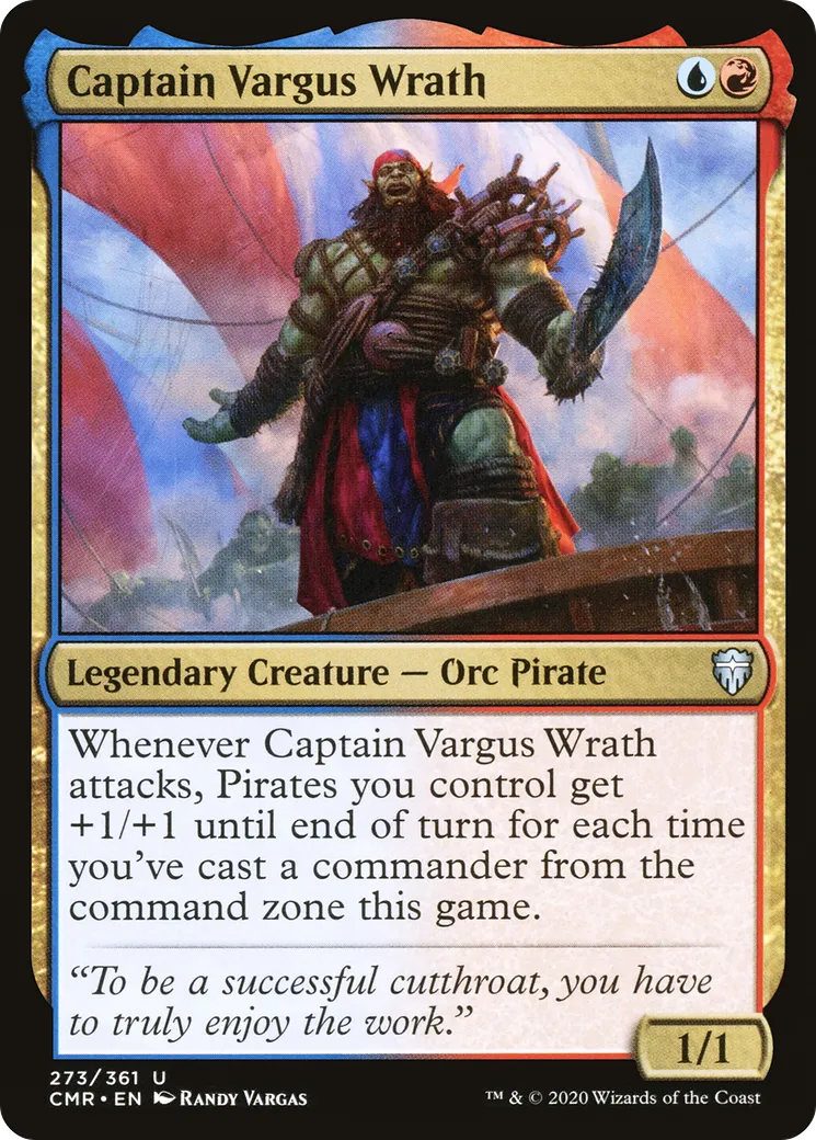 Captain Vargus Wrath — Commander Legends — Magic: The Gathering