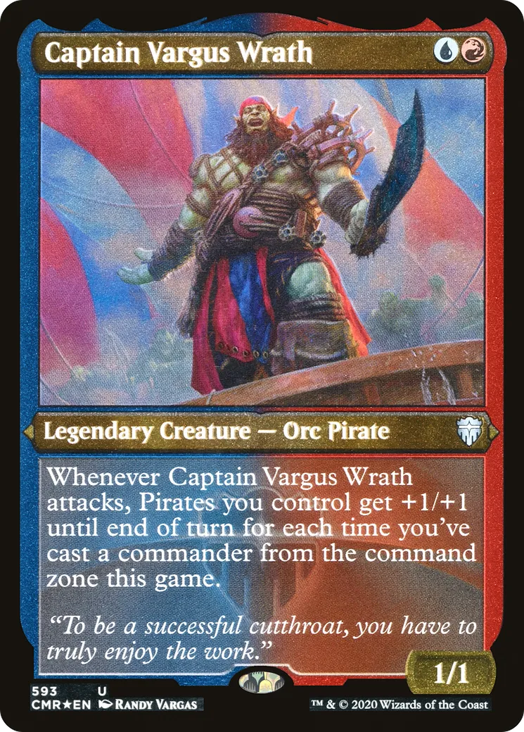 Captain Vargus Wrath — Commander Legends — Magic: The Gathering