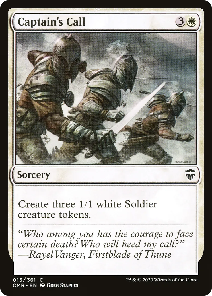 Appel du capitaine — Commander Legends — Magic: The Gathering
