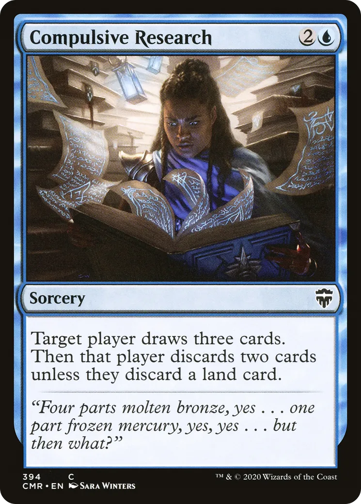 Recherche compulsive — Commander Legends — Magic: The Gathering