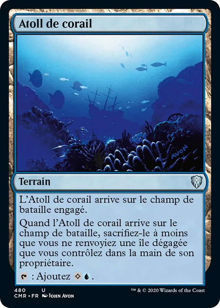 Atoll de corail — Commander Legends — Magic: The Gathering