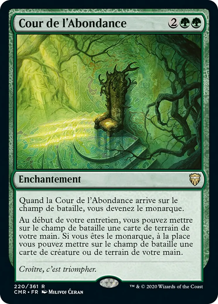 Cour de l'Abondance — Commander Legends — Magic: The Gathering