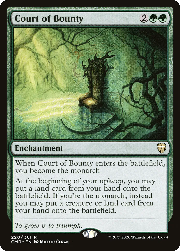 Court of Bounty — Commander Legends — Magic: The Gathering