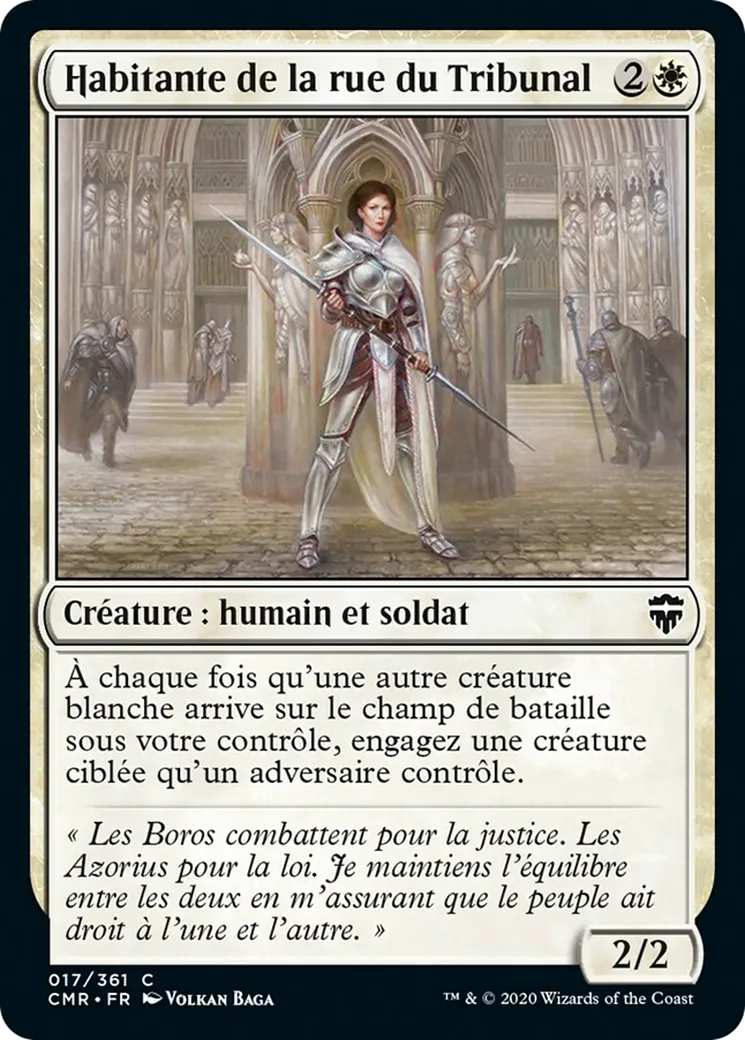 Habitante de la rue du Tribunal — Commander Legends — Magic: The Gathering
