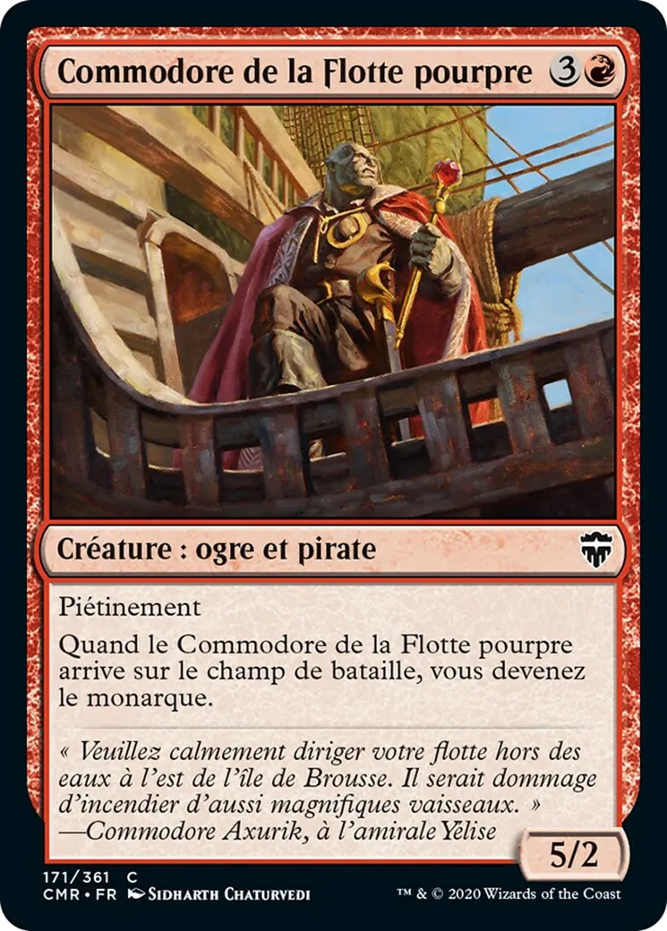 Commodore de la Flotte pourpre — Commander Legends — Magic: The Gathering