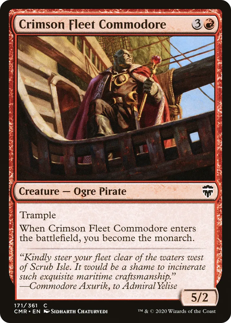Crimson Fleet Commodore — Commander Legends — Magic: The Gathering