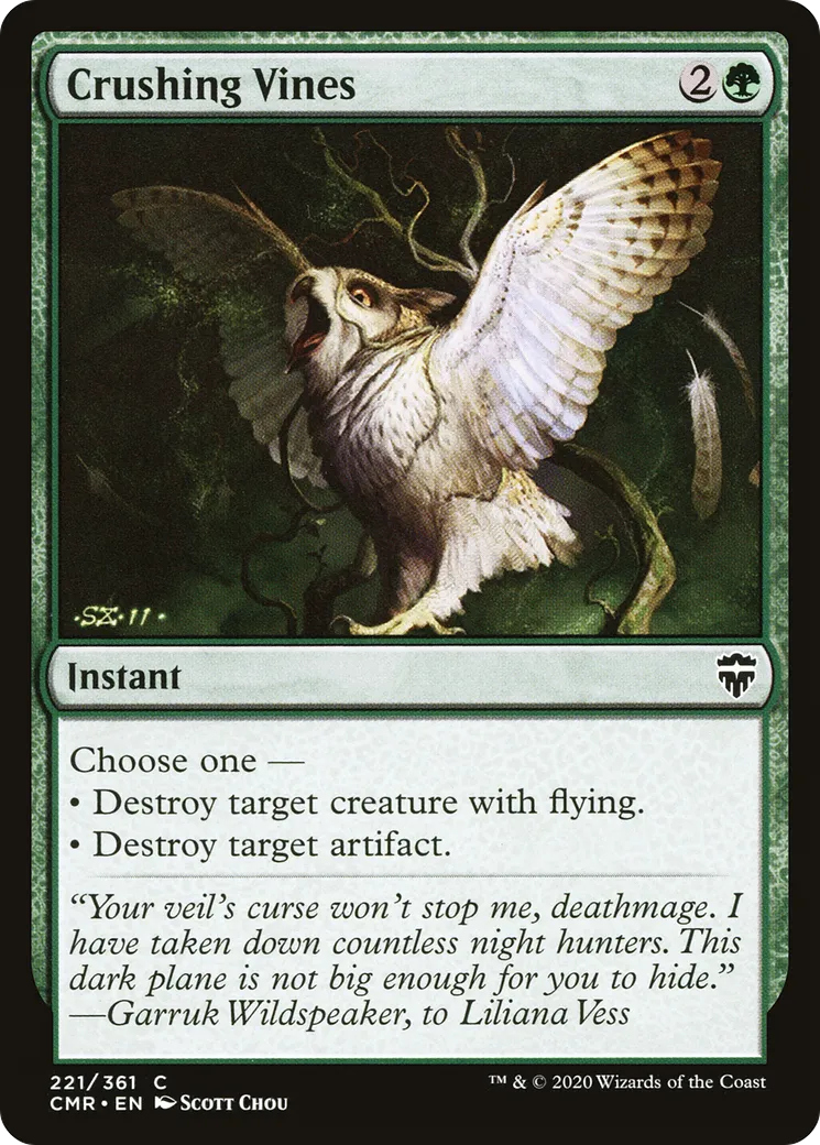 Vignes écrasantes — Commander Legends — Magic: The Gathering