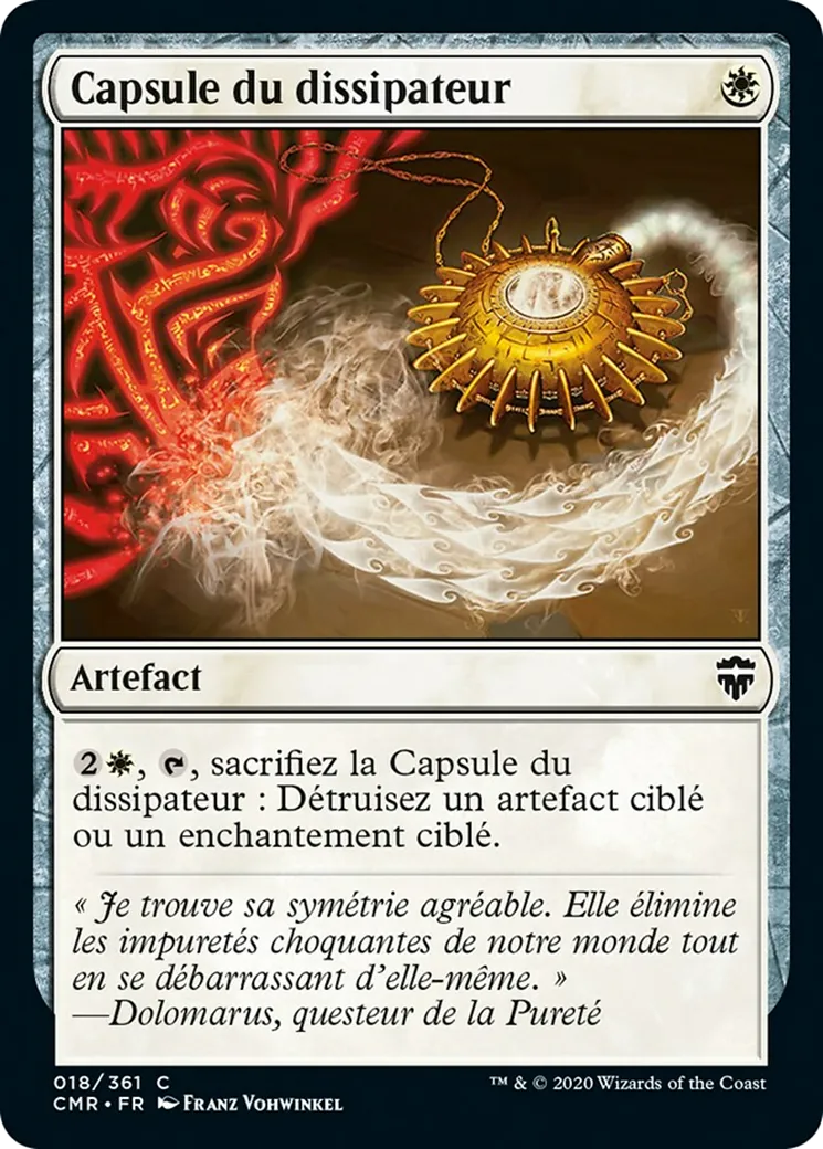 Capsule du dissipateur — Commander Legends — Magic: The Gathering