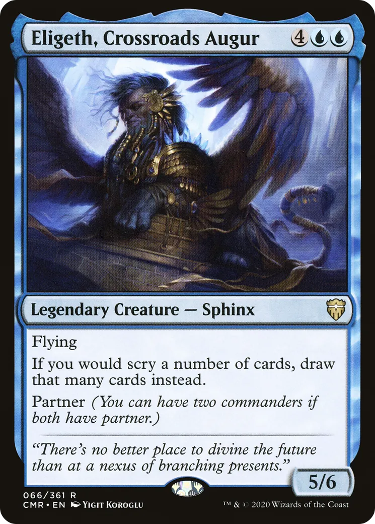 Eligeth, Crossroads Augur from Commander Legends - Magic: The Gathering