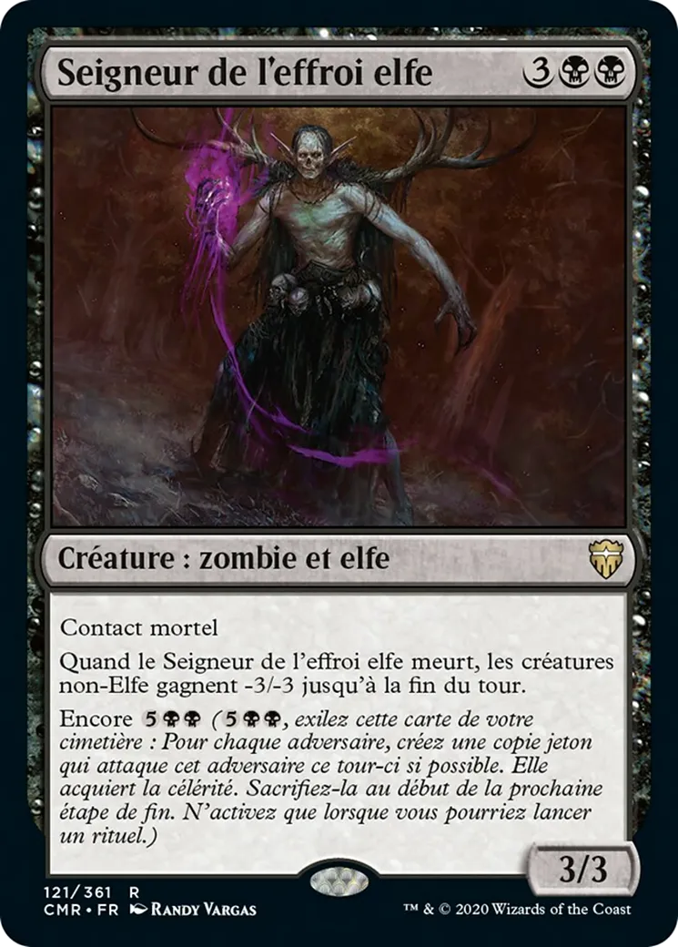 Seigneur de l'effroi elfe — Commander Legends — Magic: The Gathering
