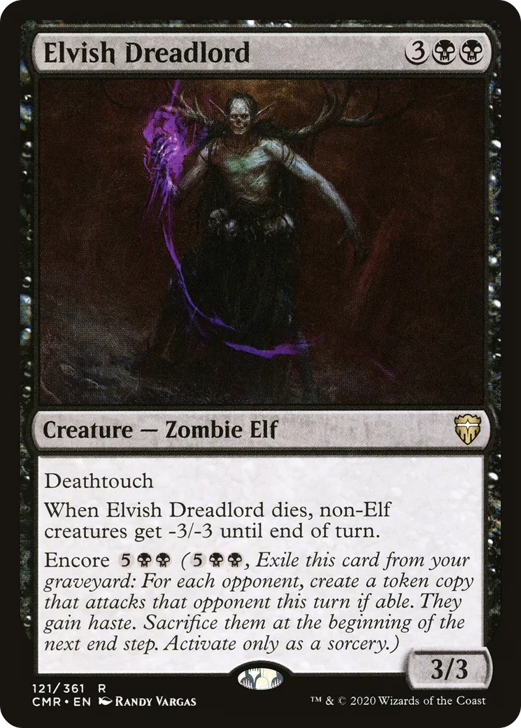 Seigneur de l'effroi elfe — Commander Legends — Magic: The Gathering