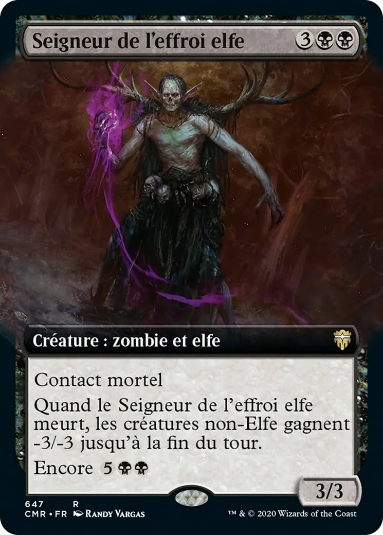 Seigneur de l'effroi elfe — Commander Legends — Magic: The Gathering