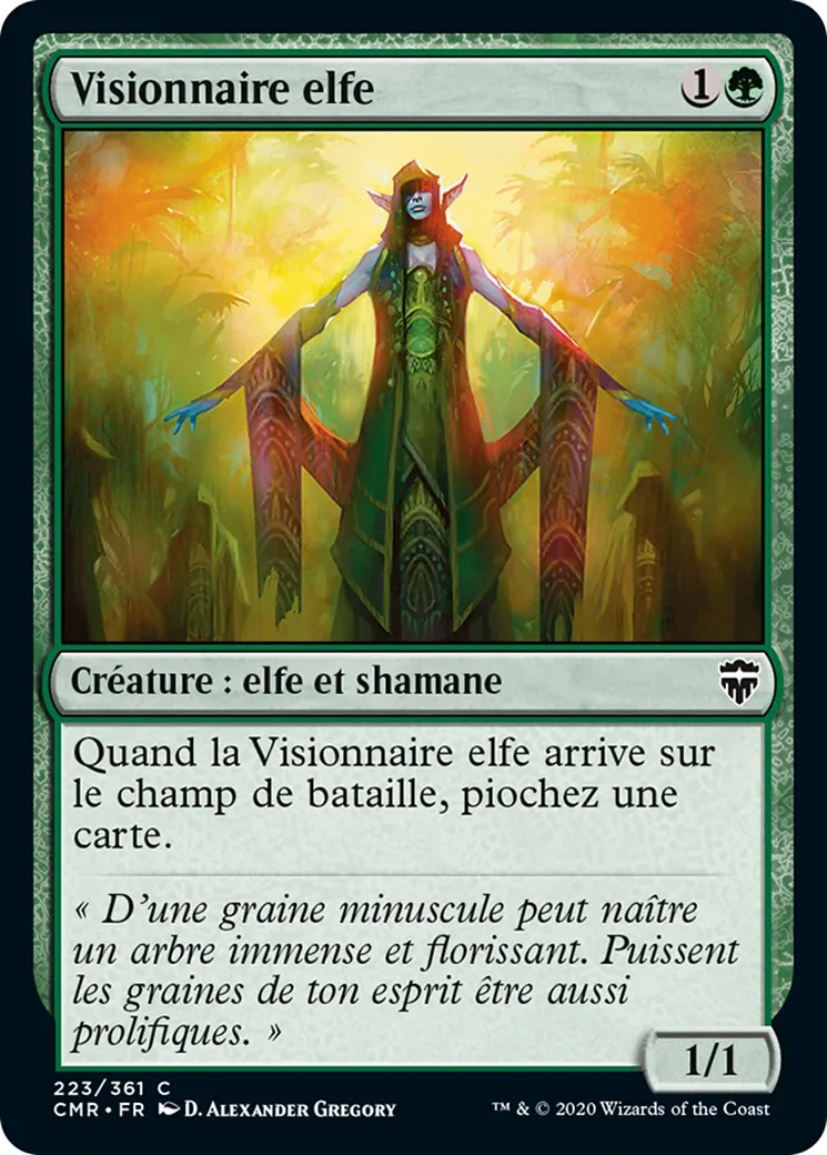 Visionnaire elfe — Commander Legends — Magic: The Gathering