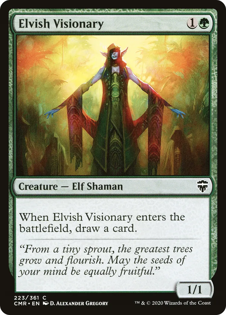 Elvish Visionary — Commander Legends — Magic: The Gathering