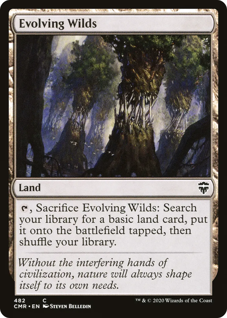 Evolving Wilds — Commander Legends — Magic: The Gathering