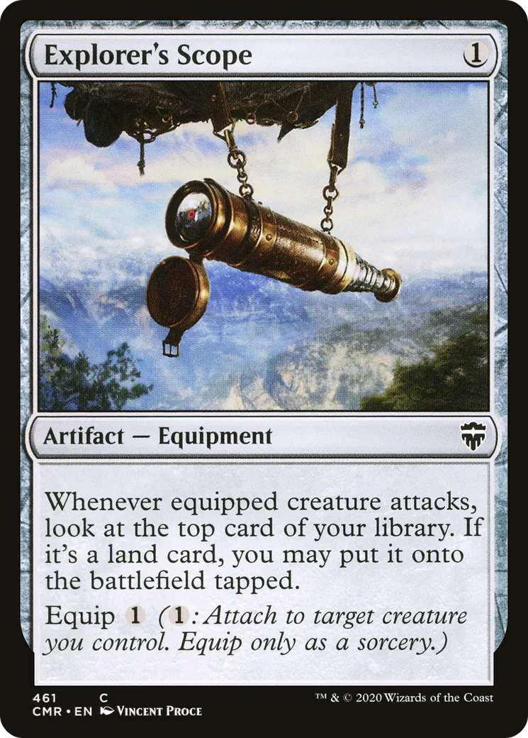 Explorer's Scope — Commander Legends — Magic: The Gathering