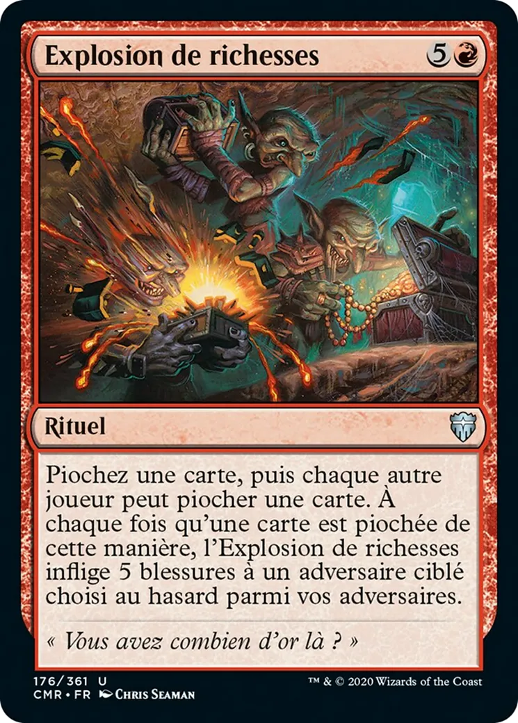 Explosion de richesses — Commander Legends — Magic: The Gathering