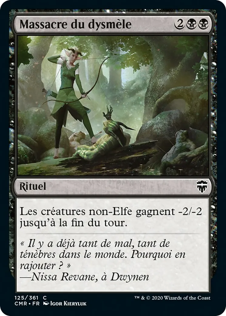 Massacre du dysmèle — Commander Legends — Magic: The Gathering