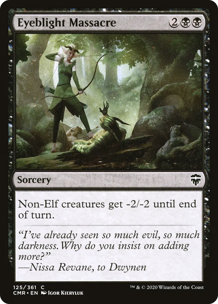 Massacre du dysmèle — Commander Legends — Magic: The Gathering