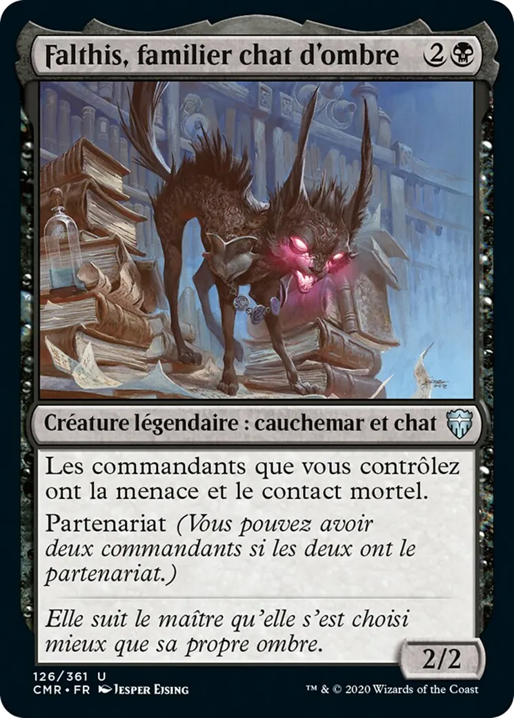 Falthis, familier chat d'ombre — Commander Legends — Magic: The Gathering