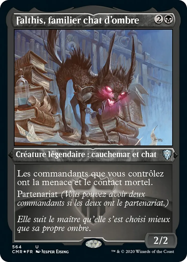 Falthis, familier chat d'ombre — Commander Legends — Magic: The Gathering