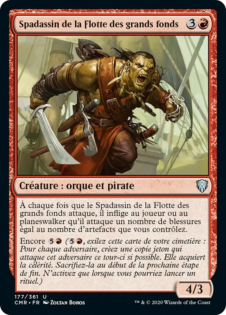 Spadassin de la Flotte des grands fonds — Commander Legends — Magic: The Gathering