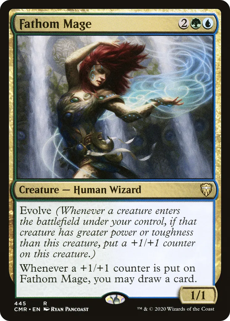 Fathom Mage — Commander Legends — Magic: The Gathering