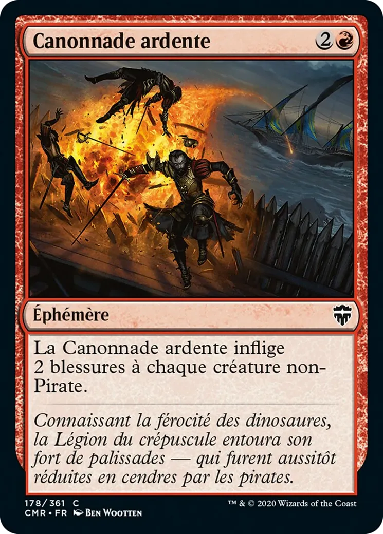 Canonnade ardente — Commander Legends — Magic: The Gathering