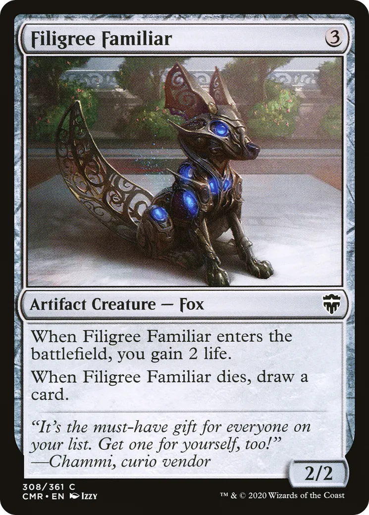 Filigree Familiar — Commander Legends — Magic: The Gathering