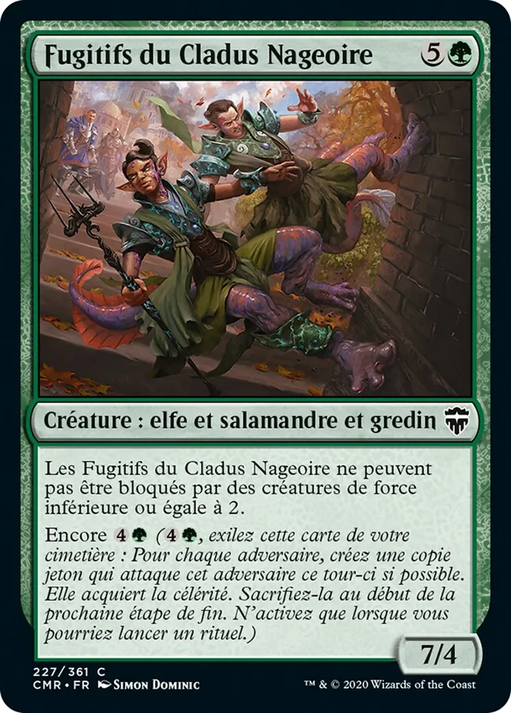 Fugitifs du Cladus Nageoire — Commander Legends — Magic: The Gathering