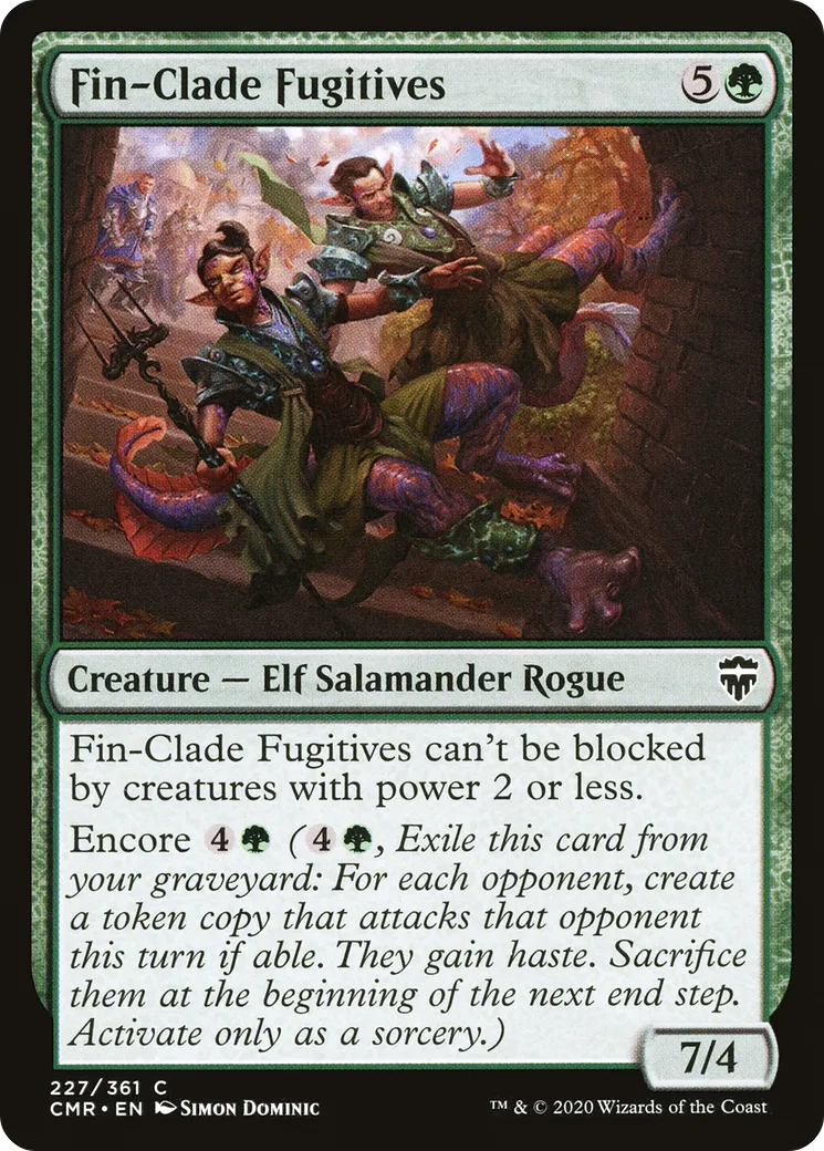 Fugitifs du Cladus Nageoire — Commander Legends — Magic: The Gathering