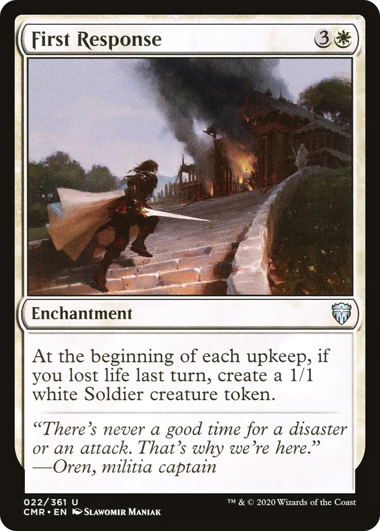 First Response — Commander Legends — Magic: The Gathering