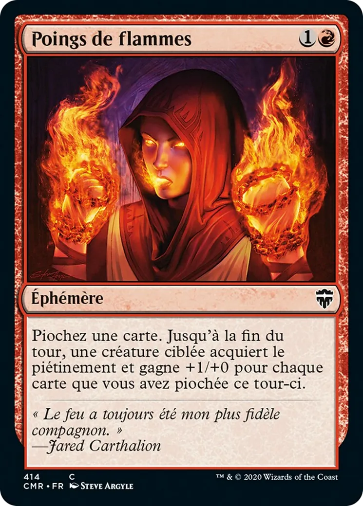Poings de flammes — Commander Legends — Magic: The Gathering