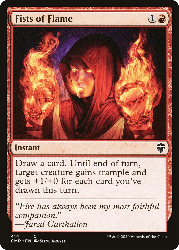 Fists of Flame — Commander Legends — Magic: The Gathering