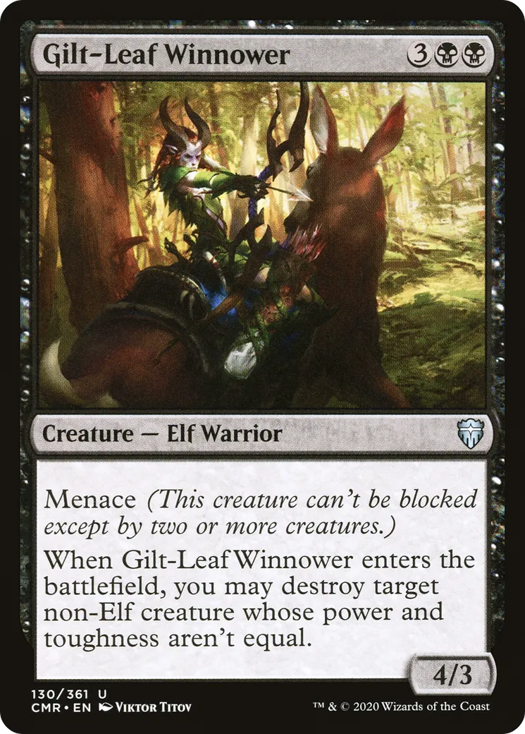 Gilt-Leaf Winnower — Commander Legends — Magic: The Gathering