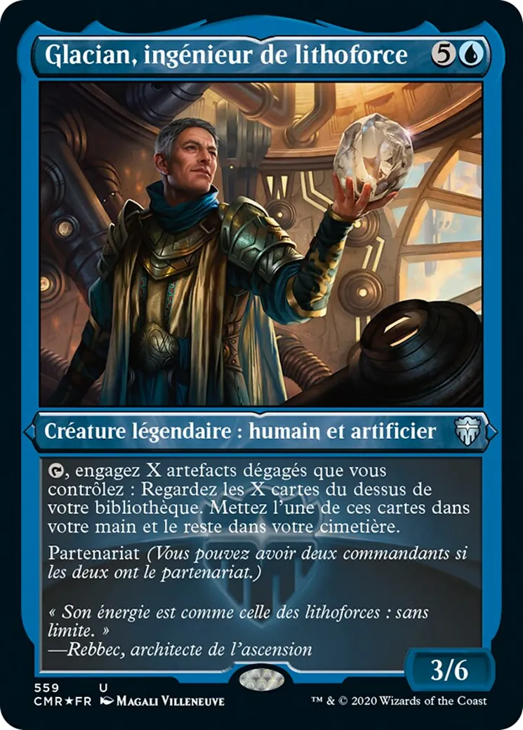Glacian, ingénieur de lithoforce — Commander Legends — Magic: The Gathering