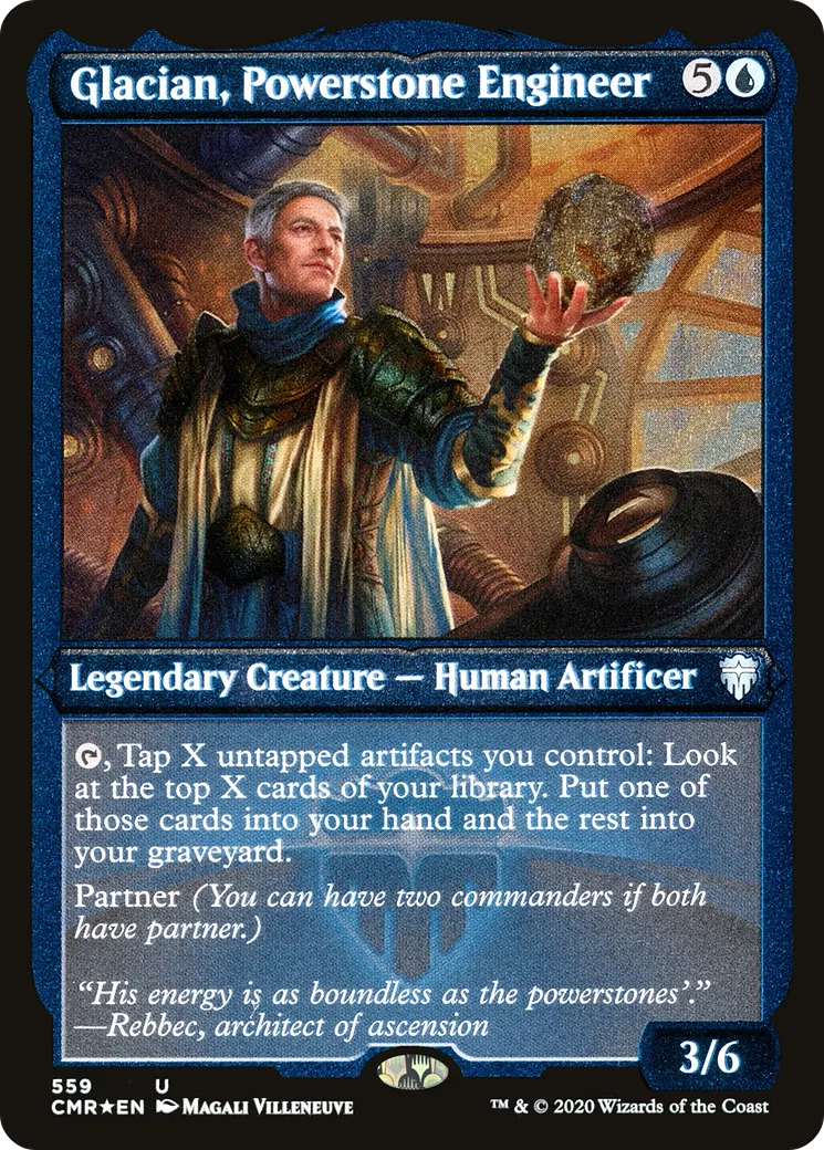 Glacian, Powerstone Engineer — Commander Legends — Magic: The Gathering