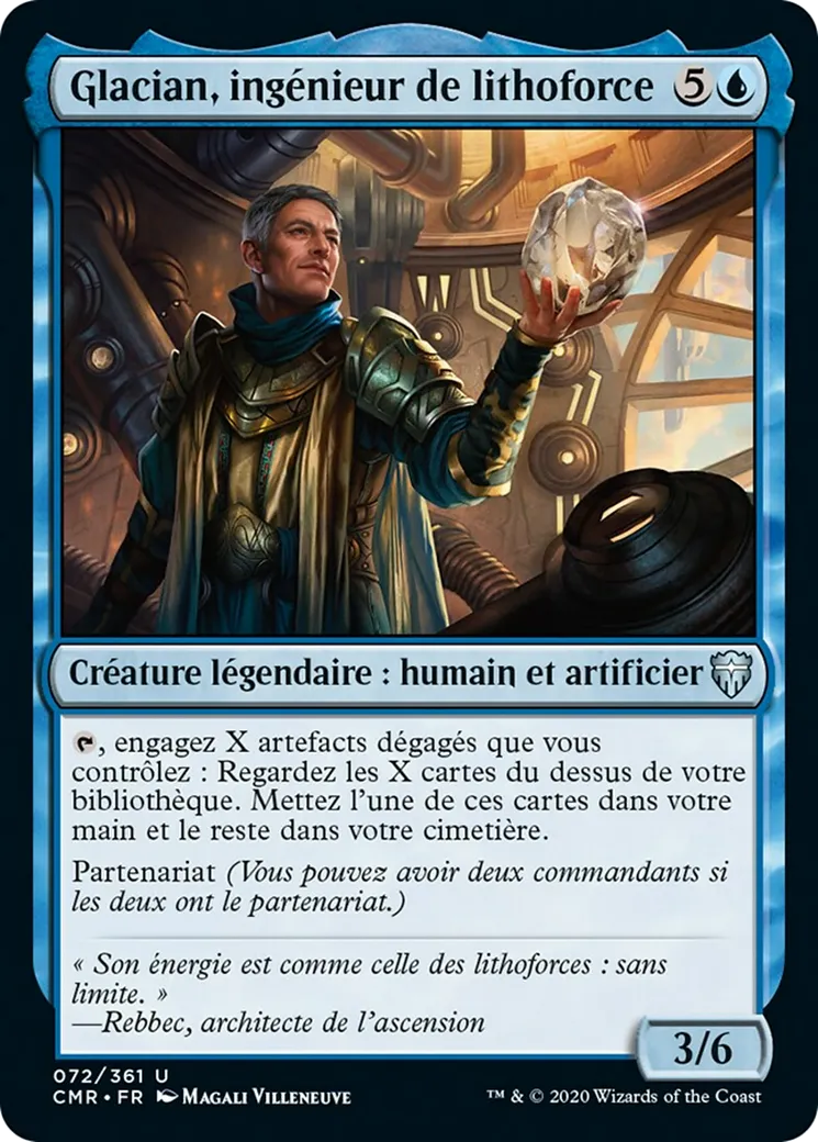 Glacian, ingénieur de lithoforce from Commander Legends - Magic: The Gathering